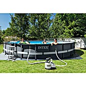 Intex Frame-Pool Ultra Rondo XTR (Ø x H: 610 x 122 cm, Dunkelgrau, 30.080 l) | BAUHAUS