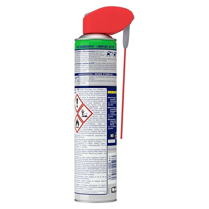 WD-40 Specialist PTFE-Schmiermittel Hochleistungsspray300 ml Back View