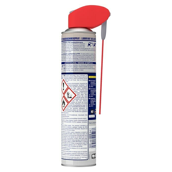 WD-40 Specialist PTFE-Trockenschmiermittel300 ml Back View