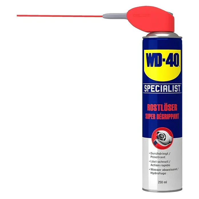 WD-40 Specialist Hochleistungs-Rostlöser Smart Straw - 250 ml - WD-40 Specialist Rostlöser Super Dé Grippant, ein vielseitiges Produkt zur Rostlösung und Schmierung mit praktischer Sprühvorrichtung.