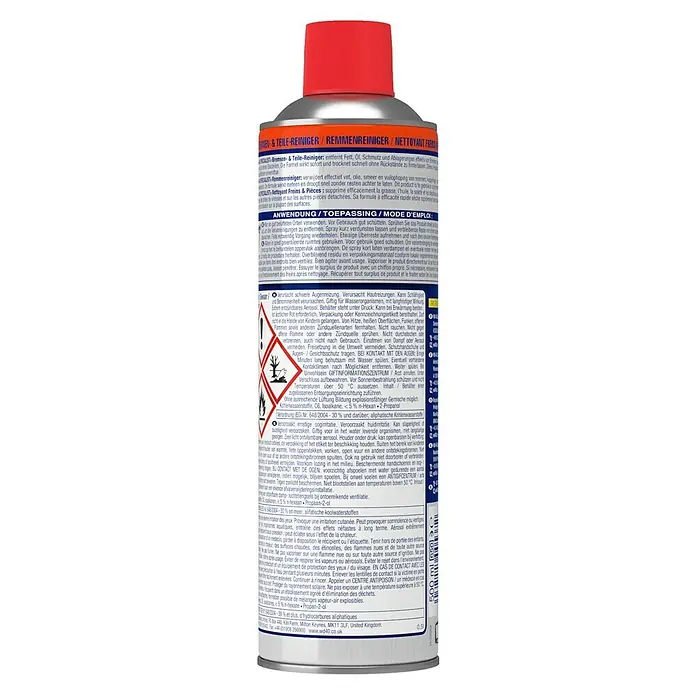 WD-40 Specialist Bremsen- & Teilereiniger Smart Straw - 500 ml - WD-40 Bremsen- & Teile-Reiniger: Entfernt effektiv Fett, Öl und Schmutz. Für saubere Bremsen und Teile ohne Rückstände.