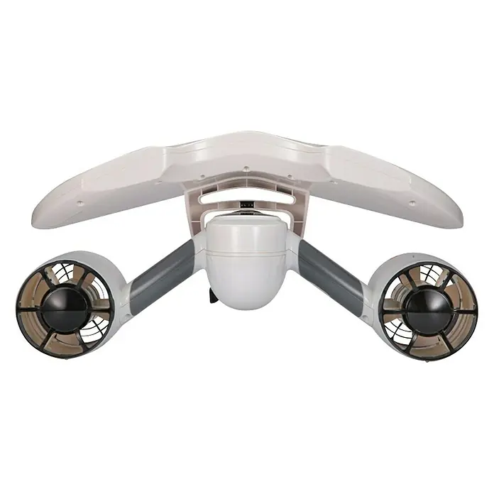 Sublue Tauchscooter White Shark - L x B x H: 465 x 230 x 230 mm - Weißer Scooter mit zwei Turbinen an den Seiten, ideal für Unterwasserabenteuer und Erkundungen. Stilvolles Design für Wassersport.