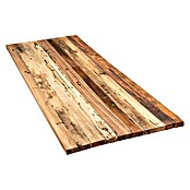 Tischplatte Mix Wood Vintage Amsterdam (Holzmix, 200 x 80 x 3 cm) | BAUHAUS