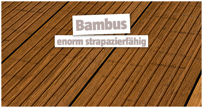 Bambus-Dielen