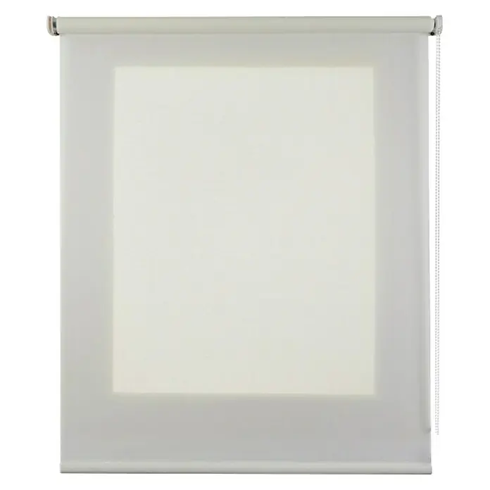 Estor enrollable Soft - An x Al: 200 x 250 cm, Blanco - Primer plano de un estor enrollable blanco, diseñado para filtrar la luz suavemente. Perfecto para añadir privacidad y estilo a cualquier hogar.