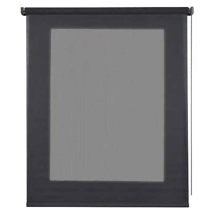 Estor enrollable Soft - An x Al: 200 x 250 cm, Marengo - Imagen de un estor enrollable gris, que se caracteriza por su diseño sencillo y perfecto para espacios modernos.
