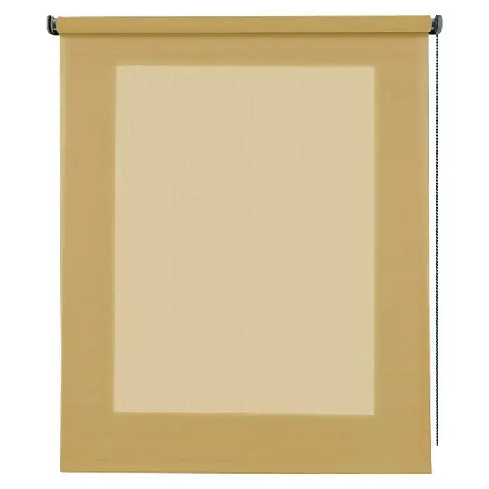 Estor enrollable Soft - An x Al: 120 x 250 cm, Mostaza - Un estor enrollable beige. El estor enrollable es un tratamiento de ventana elegante y funcional para tu hogar.
