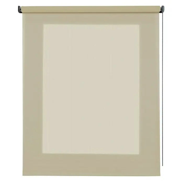 Estor enrollable Soft - An x Al: 200 x 250 cm, Beige - Estor enrollable beige para ventanas. El tejido es opaco y le da a la habitación un ambiente agradable con privacidad.
