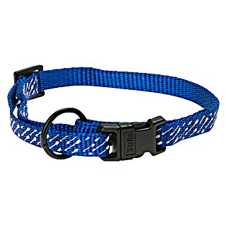 Karlie Mix and Match Hundehalsband Art Sportiv Plus (Länge: 20 - 35 cm, Blau/Weiß)
