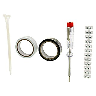Q-Link Montageset elektra (Kunststof, Transparant / Wit / Zwart)