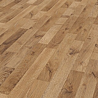 LOGOCLIC Family Laminaat sample Laminaat Eiken Rondo (297 x 195 x 1 mm, Driestrooks planken)