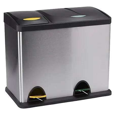 MSV  Cubo con pedal Eco 8 + 18 L