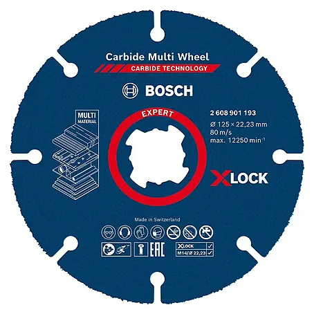 Bosch Expert Karbid-Trennscheibe Carbide Multi Wheel X-Lock
