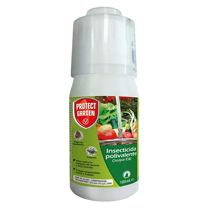 Antiorugas biológico polivalente Decis Protech - 100 ml - Imagen del producto: Control de plagas Protect Garden, un insecticida versátil para uso en jardín.