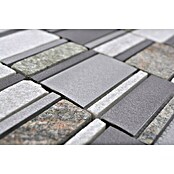 Mosaikfliese Mix XSA 505 (29,8 x 29,8 cm, Silber, Matt)