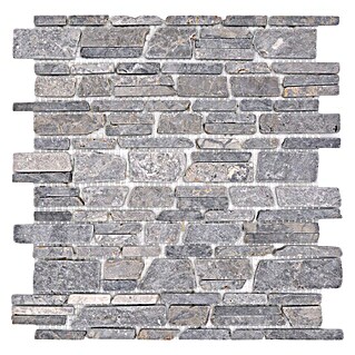Mozaïektegel MOS brick 230 (30,5 x 30,5 cm, Grijs, Mat)
