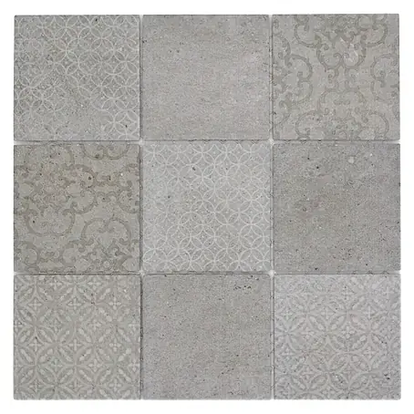 Mosaikfliese Quadrat Shabby CELLO