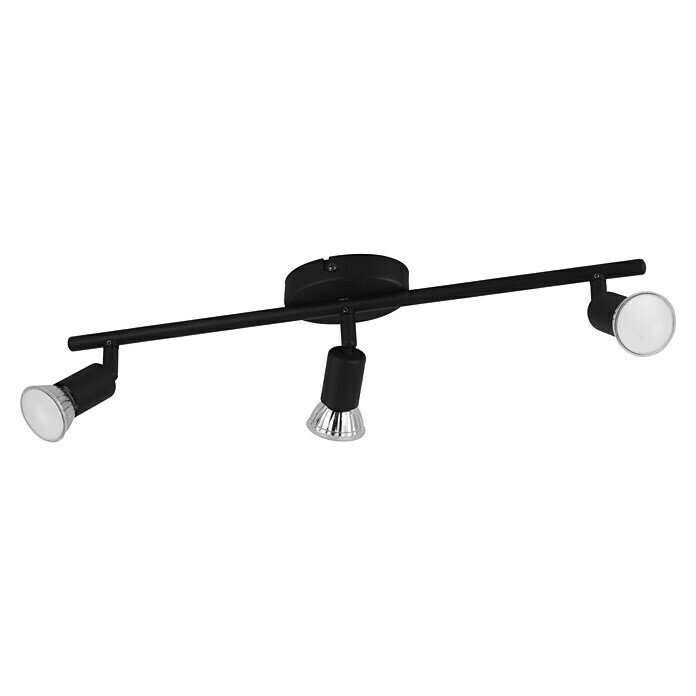 Eglo LED-Deckenstrahler BUZZ-LED9 W, Schwarz, 3 Stk. Diagonal View