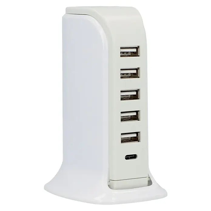 UniTEC Ladestation 6-Port-USB A/C