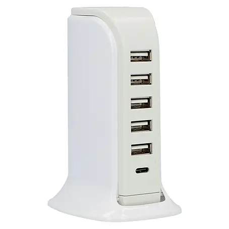 UniTEC  Ladestation 6-Port-USB A/C