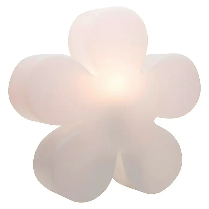 8 Seasons Design Shining Dekoleuchte Flower - 9 W, Weiß, Durchmesser: 60 cm - Elegante Blumengesteck-Leuchte, die mit ihrem sanften Schein und modernem Design jeden Raum aufwertet. Perfekt als dekoratives Lichtelement.