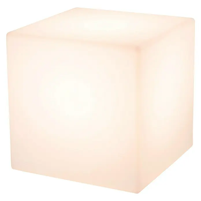 8 Seasons Design Shining LED-Dekoleuchte Cube - 6 W, Weiß, L x B x H: 43 x 43 x 43 cm - Leuchtender LED Würfel. Der Würfel strahlt ein warmes, einladendes Licht aus und ist ideal als Deko-Element oder stimmungsvolle Beleuchtung.