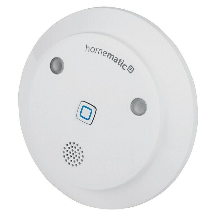 Homematic IP Sirena de alarma (Funciona con pilas, Señal de alarma: 90 dB, Ø x Al: 12,4 x 4,5 cm)