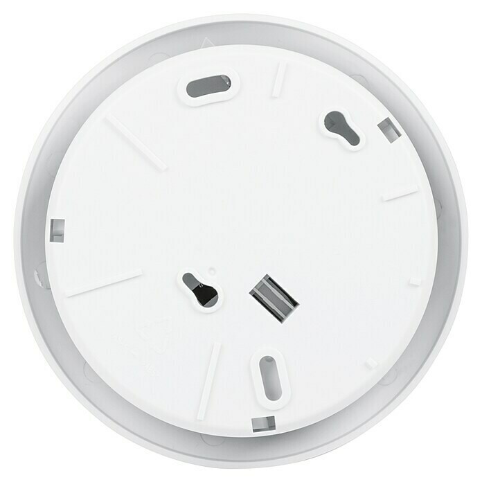 Homematic IP Sirena de alarma (Funciona con pilas, Señal de alarma: 90 dB, Ø x Al: 12,4 x 4,5 cm)