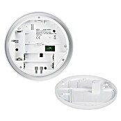 Homematic IP Sirena de alarma (Funciona con pilas, Señal de alarma: 90 dB, Ø x Al: 12,4 x 4,5 cm)
