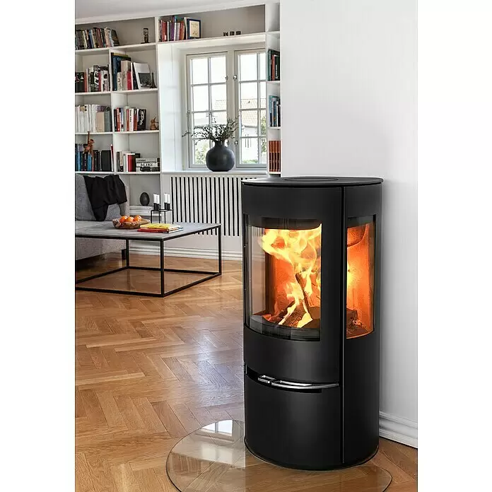 Aduro Kaminofen 17 - 7 kW, Raumheizvermögen: 350 m³, Material Verkleidung: Stahl, Schwarz - Stimmungsaufnahme