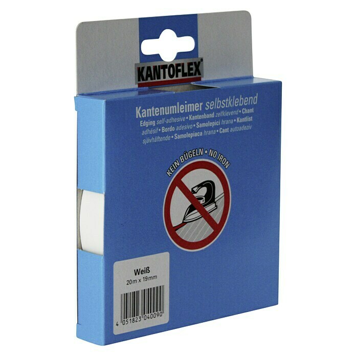 Kantoflex Umleimer (Weiß, 20 m x 19 mm)