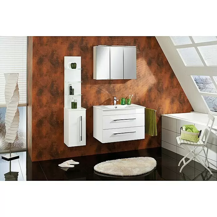 Camargue Stella K Einbauwaschbecken - 81 x 50 cm, Weiß - Stimmungsaufnahme