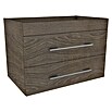 Camargue Stella K Badmöbel-Set K82E22 (Gesamtbreite Badmöbel: 80 cm, Eiche Maron, Matt, 3 -tlg.) | BAUHAUS