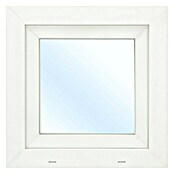 Solid Elements Kunststofffenster Eco Line (B x H: 60 x 60 cm, DIN Anschlag: Links, Weiß)