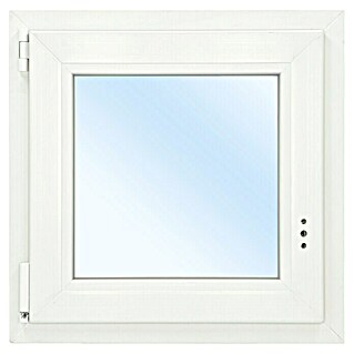 Solid Elements Kunststofffenster Classic Line (B x H: 60 x 60 cm, DIN Anschlag: Links, Weiß)