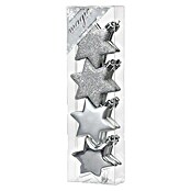 Christbaumschmuck Stern (Silber, Kunststoff, Stern, 8 Stk.) | BAUHAUS