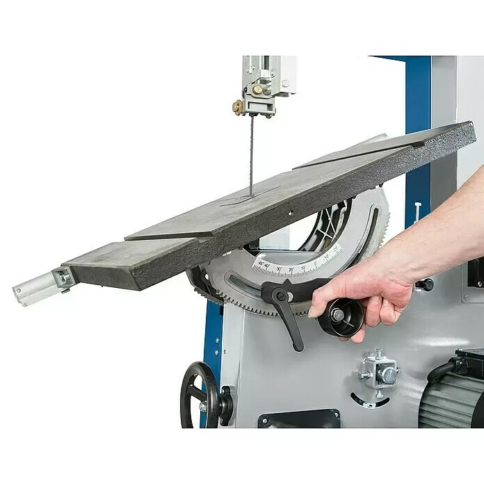 Scheppach Bandsäge BASA3 - 800 W, Durchlasshöhe: 205 mm, Durchlassbreite: 306 mm - Detailaufnahme