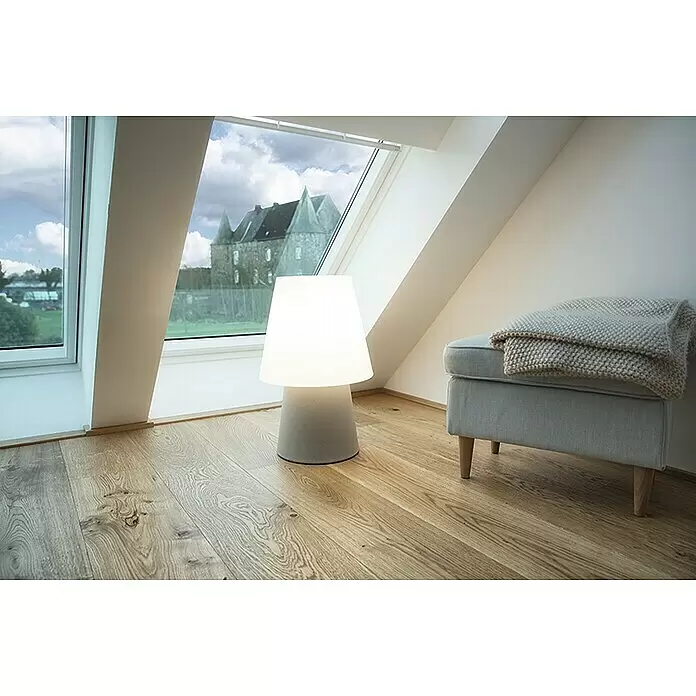 8 Seasons Design No. 1 Dekoleuchte - 9 W, Sand, L x B x H: 39 x 39 x 60 cm - Stimmungsaufnahme