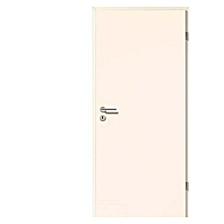 Sobna vrata Laminit Roe GL223 (850 x 2.000 mm, Bijele boje, Središnji položaj: Iverica s cijevima, DIN desno)