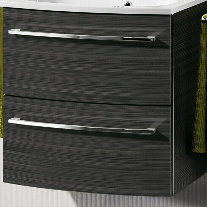 Camargue Swing Waschtischunterschrank (44 x 60 x 63 cm, Darkoak, Matt)