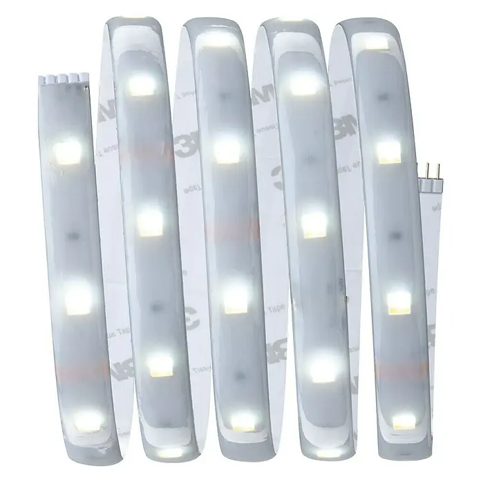 Paulmann MaxLED 250 Tira LED - Largo: 1,5 m - Tira LED con iluminación brillante y cinta adhesiva para fácil instalación. Perfecta para crear acentos ambientales en cualquier habitación.