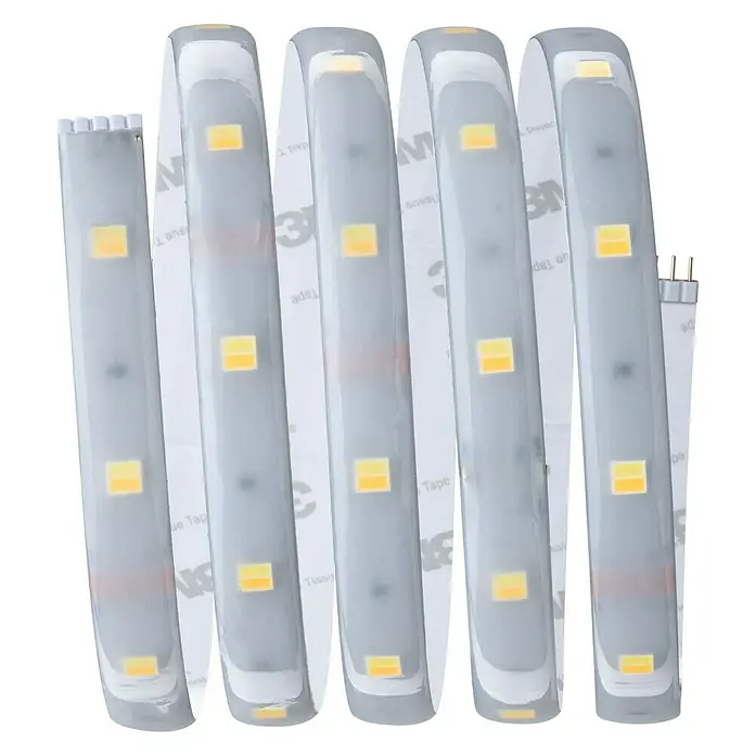 Paulmann MaxLED 250 Tira LED - Largo: 1,5 m - Tira de LED con LEDs amarillos y adhesivo 3M para aplicaciones de iluminación interior versátiles.