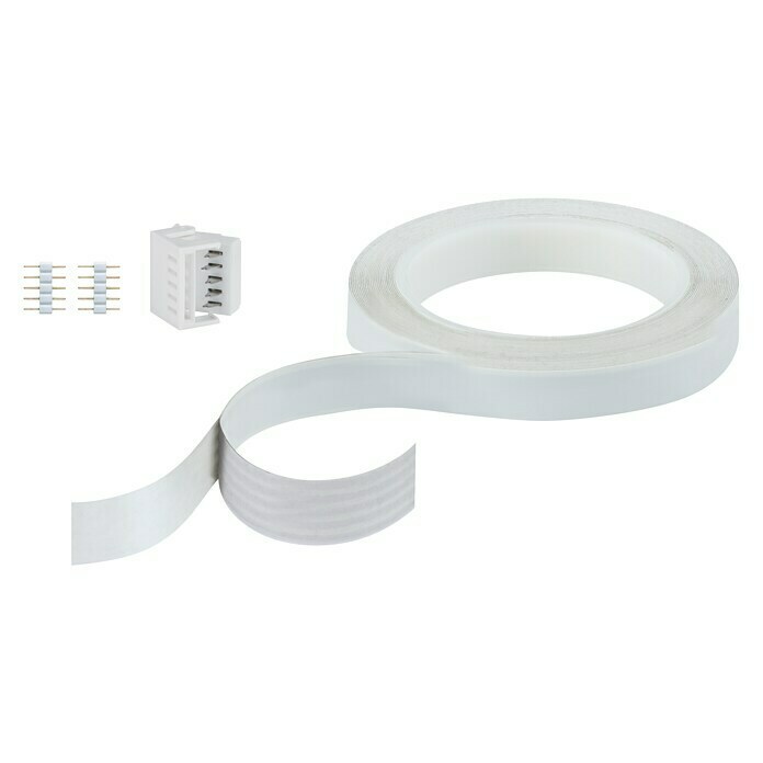 Paulmann Clip-Connector Function MaxLED (L x B x H: 3 m x 17,5 mm x 12 mm, Weiß)