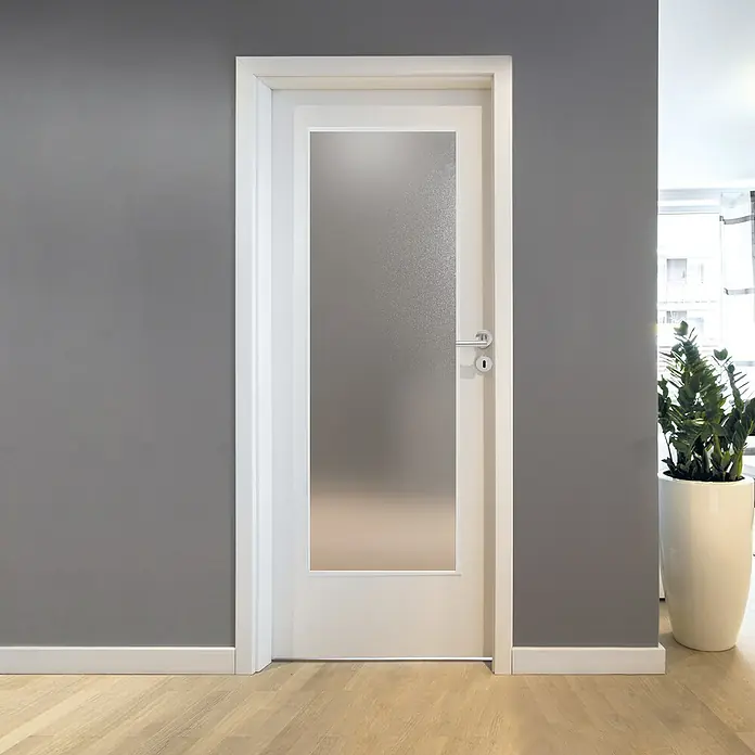 Lichtausschnitt Innenturen Wei Mit Glas