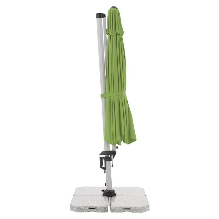 Doppler Active Ampelschirm rund (Fresh Green, Durchmesser Bespannung: 370 cm) | BAUHAUS