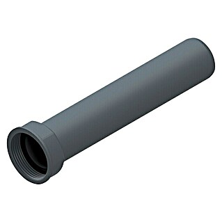 Verlängerungsrohr (Länge: 200 mm, DN 40, Kunststoff, Anthrazit)