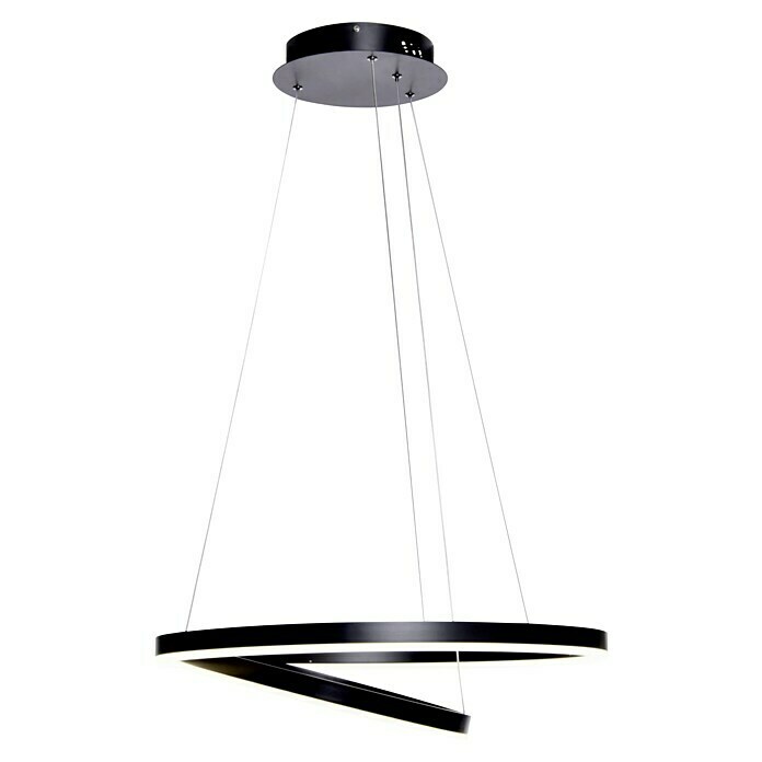 Direct Signs LED-Pendelleuchte Noble (Höhe: 150 cm, Schwarz, Durchmesser: 600 mm) | BAUHAUS