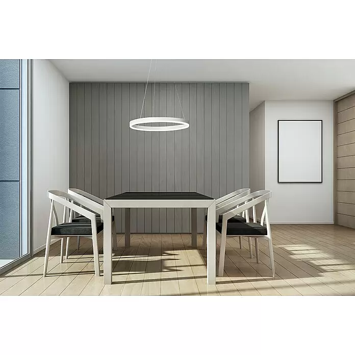 Direct Signs LED-Pendelleuchte Noble - Durchmesser: 400 mm, Weiß - Stimmungsaufnahme