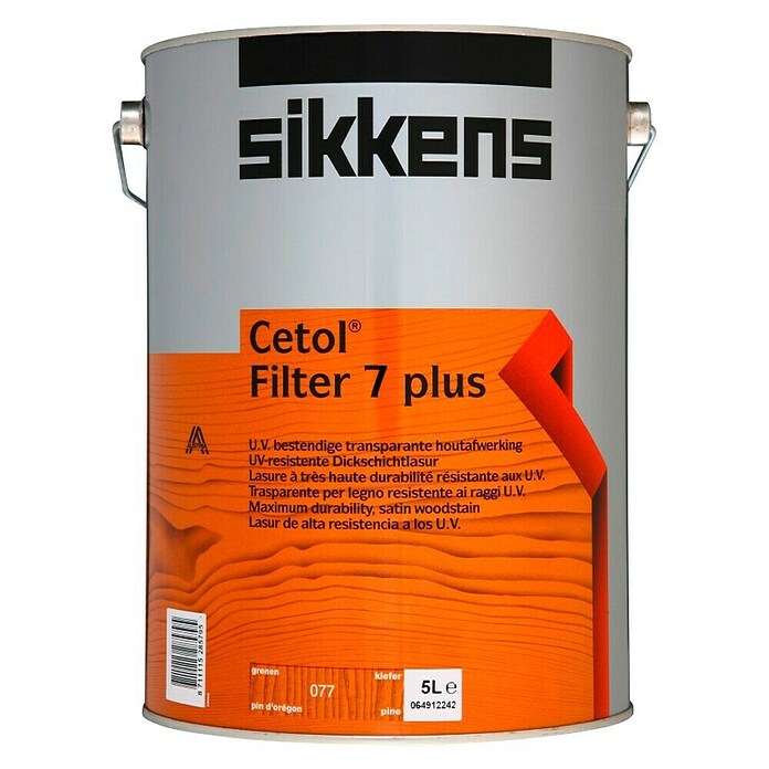 Lazura za les Cetol Filter 7 plus  (Bor, 5 l, Svilnati sijaj) | 5935 - Lasuren LH | HADJ - Holzschutz | HAD - Farben | HA - Farben | H - Innendeko/Farben | BAUHAUS