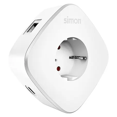 Simon  Adaptador USB y toma de conexión